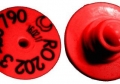 Crotalie vizuala Flexa Button + Button, pentru caprine, duplicat