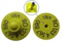 Crotalie auriculara electronica Flexa Buton RFID + Buton varf metalic, pentru ovine, al 2-lea mijloc de identificare