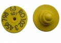 Crotalie vizuala Flexa Button + Button varf metalic, pentru ovine, al 2-lea mijloc de identificare