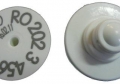 Crotalie vizuala Flexa Button + Button varf metalic, pentru caprine, al 2-lea mijloc de identificare